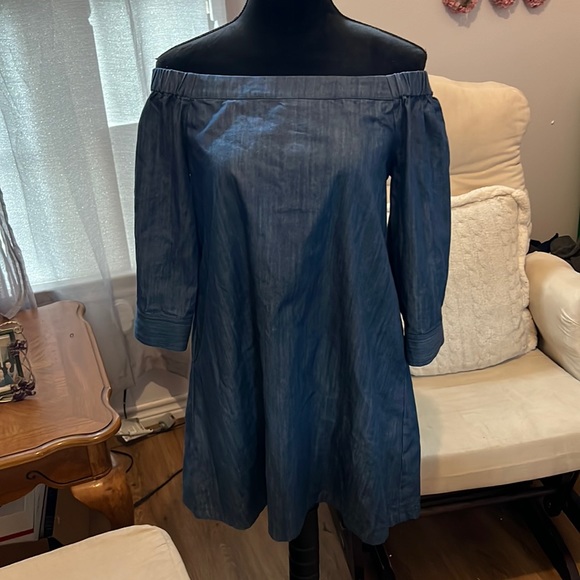 Sugarlips Dresses & Skirts - SUGAR+LIPS BLUE JEAN DRESS NWOT